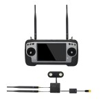 Télécommande d'émetteur de système Radio Offres Spéciales SIYI AK28 avec récepteur de télémétrie pour la pulvérisation agricole portée 2.4G 10KM